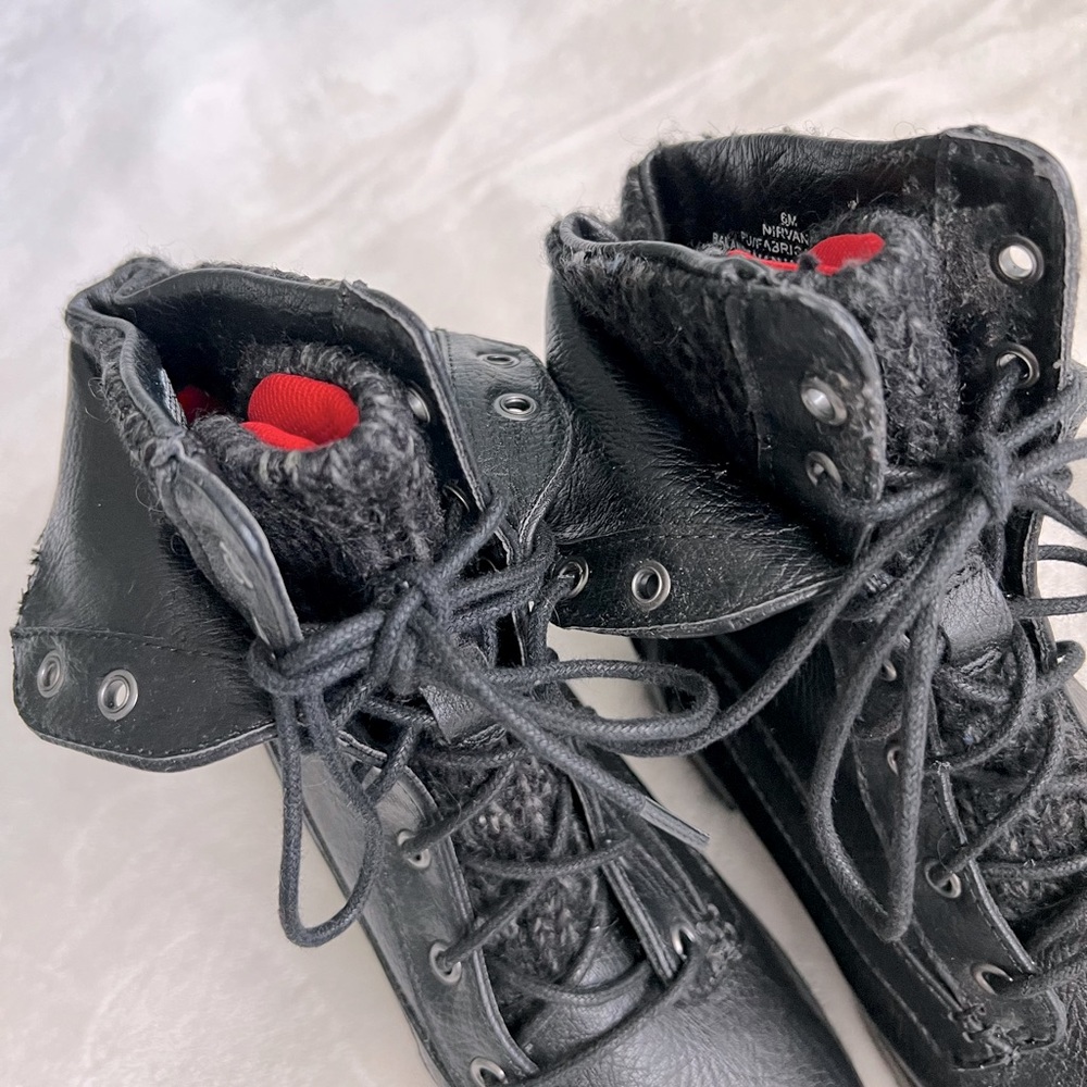 🖤Winter Ready! Nirvana Combat Boot by Crown Vintage - Picture 6 of 12